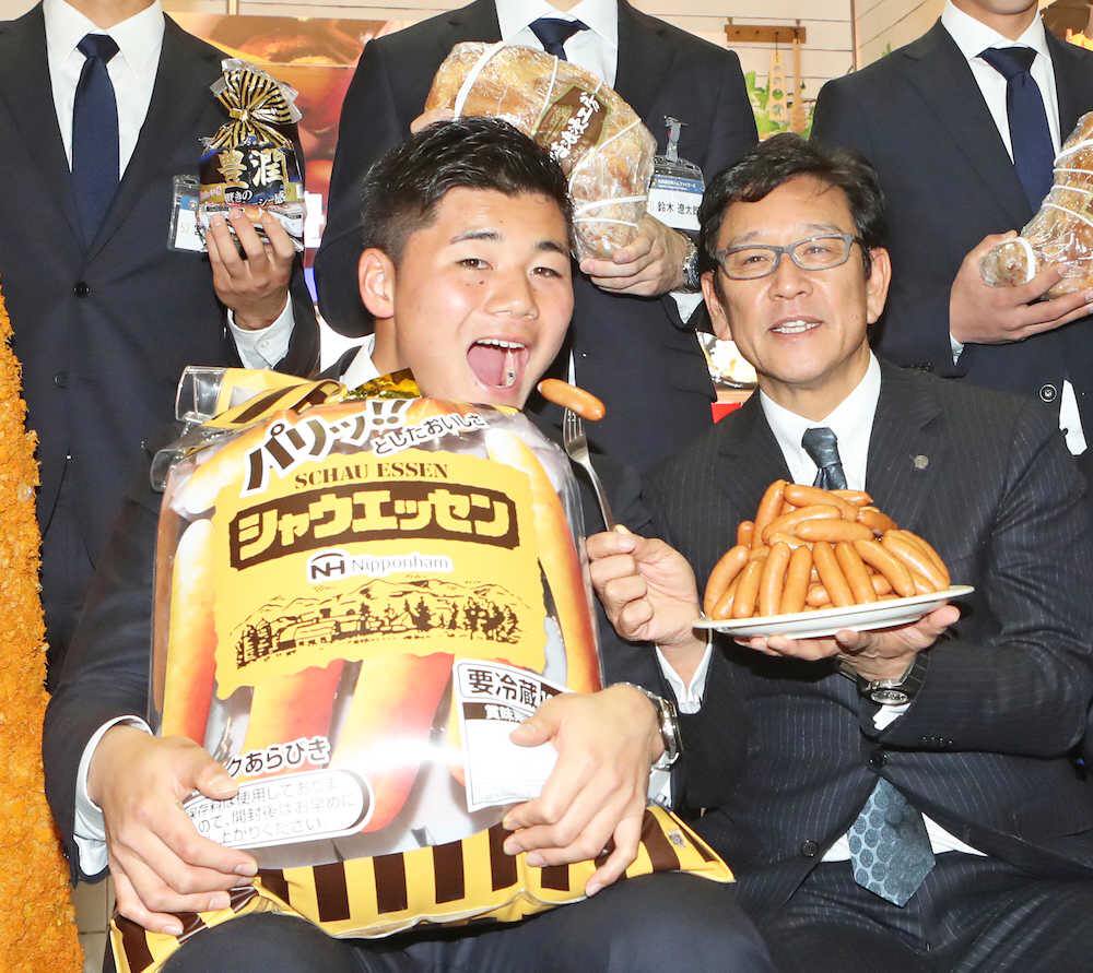 清宮 栗山監督のシャウエッセンをパクリ Baseballlog 清宮 栗山監督のシャウエッセンをパクリ Baseballlog