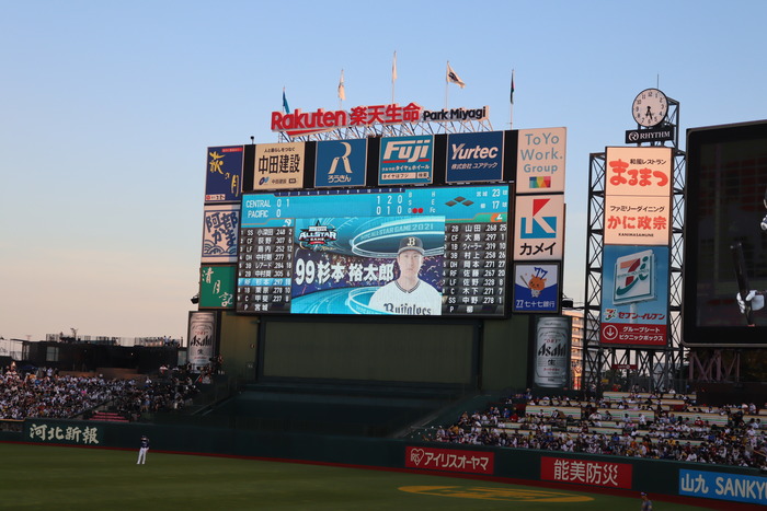 2021年2戦（楽天生命パーク宮城、現楽天モバイルパーク）