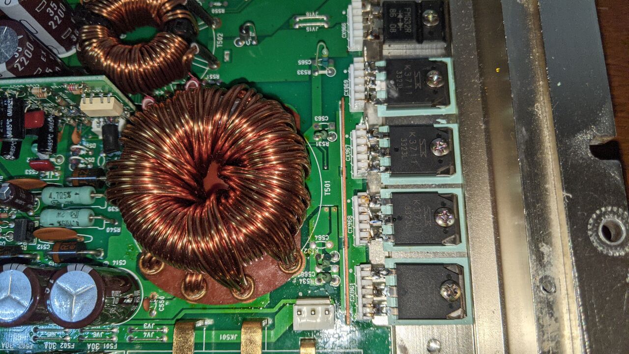 パワーアンプを修理もしくは破壊 －DENON DCA-760BL : ぼうけんの書
