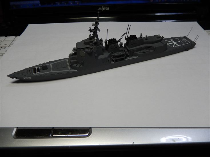 アオシマ製 ミサイル護衛艦「あたご」の製作【完成】 : basiroの