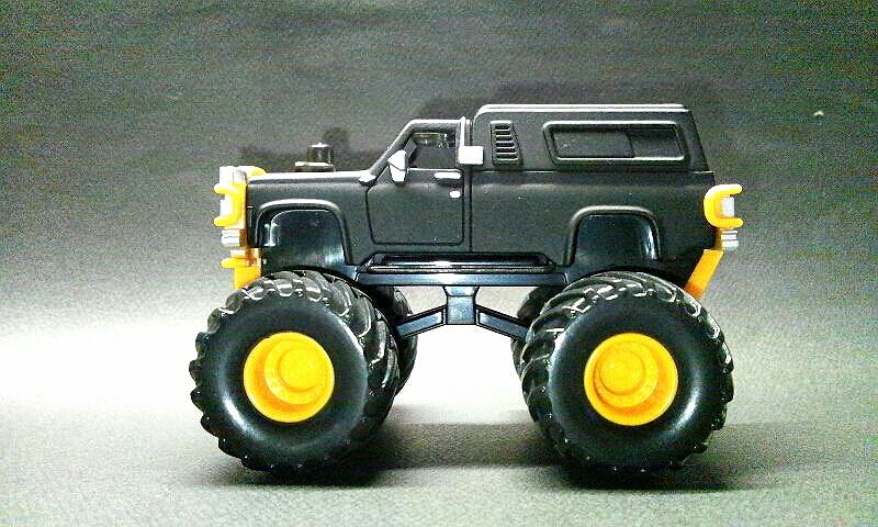 バンダイ CHARAWHEELS ULTIMATE EDITION TAXI③ BLACK MONSTER TRUCK