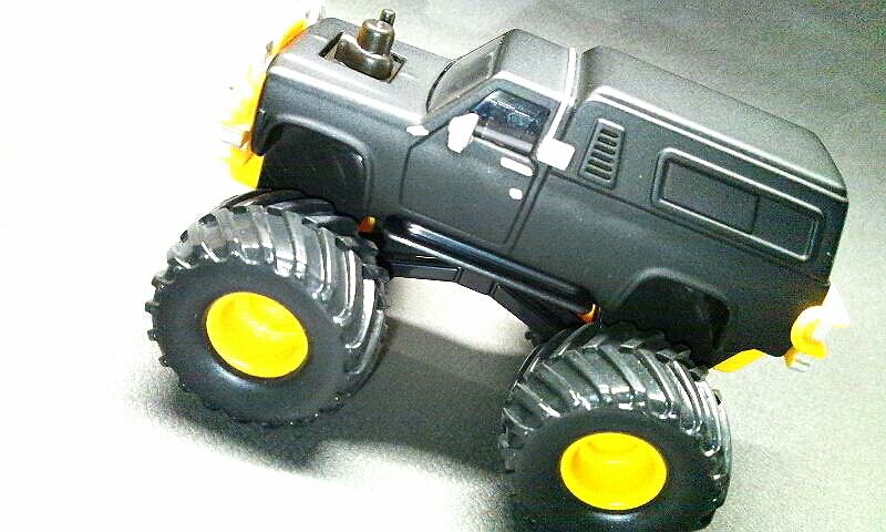 バンダイ CHARAWHEELS ULTIMATE EDITION TAXI③ BLACK MONSTER TRUCK