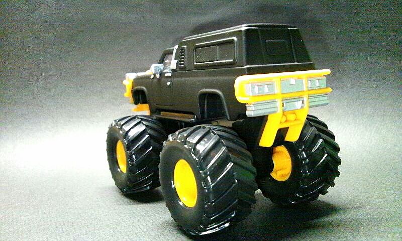バンダイ CHARAWHEELS ULTIMATE EDITION TAXI③ BLACK MONSTER TRUCK