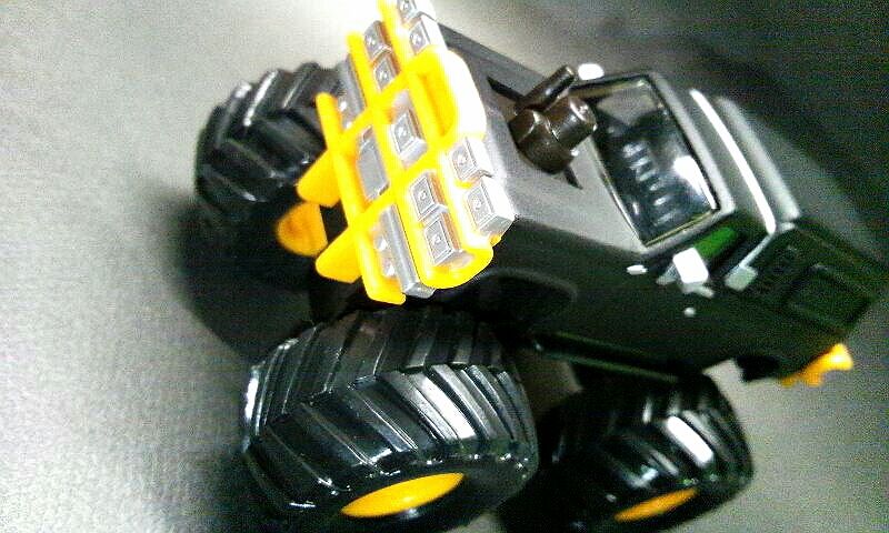 バンダイ CHARAWHEELS ULTIMATE EDITION TAXI③ BLACK MONSTER TRUCK