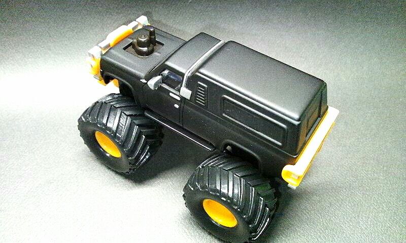 バンダイ CHARAWHEELS ULTIMATE EDITION TAXI③ BLACK MONSTER TRUCK