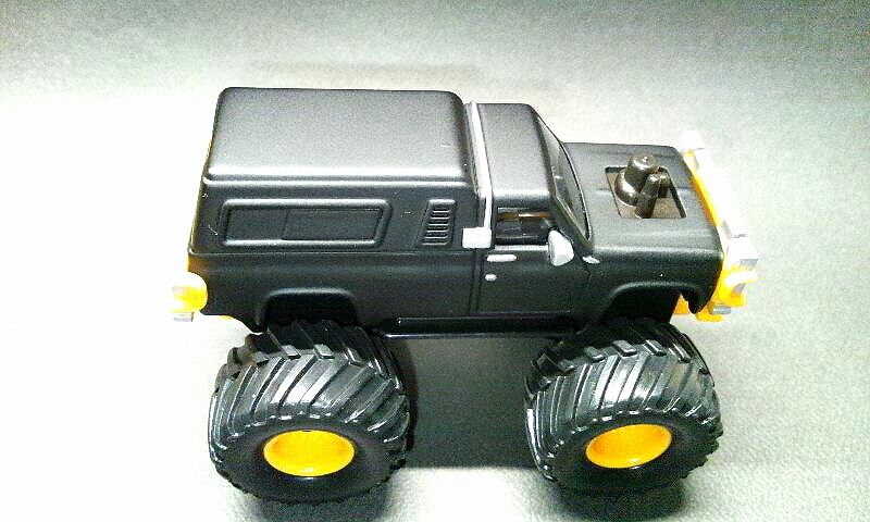 バンダイ CHARAWHEELS ULTIMATE EDITION TAXI③ BLACK MONSTER TRUCK