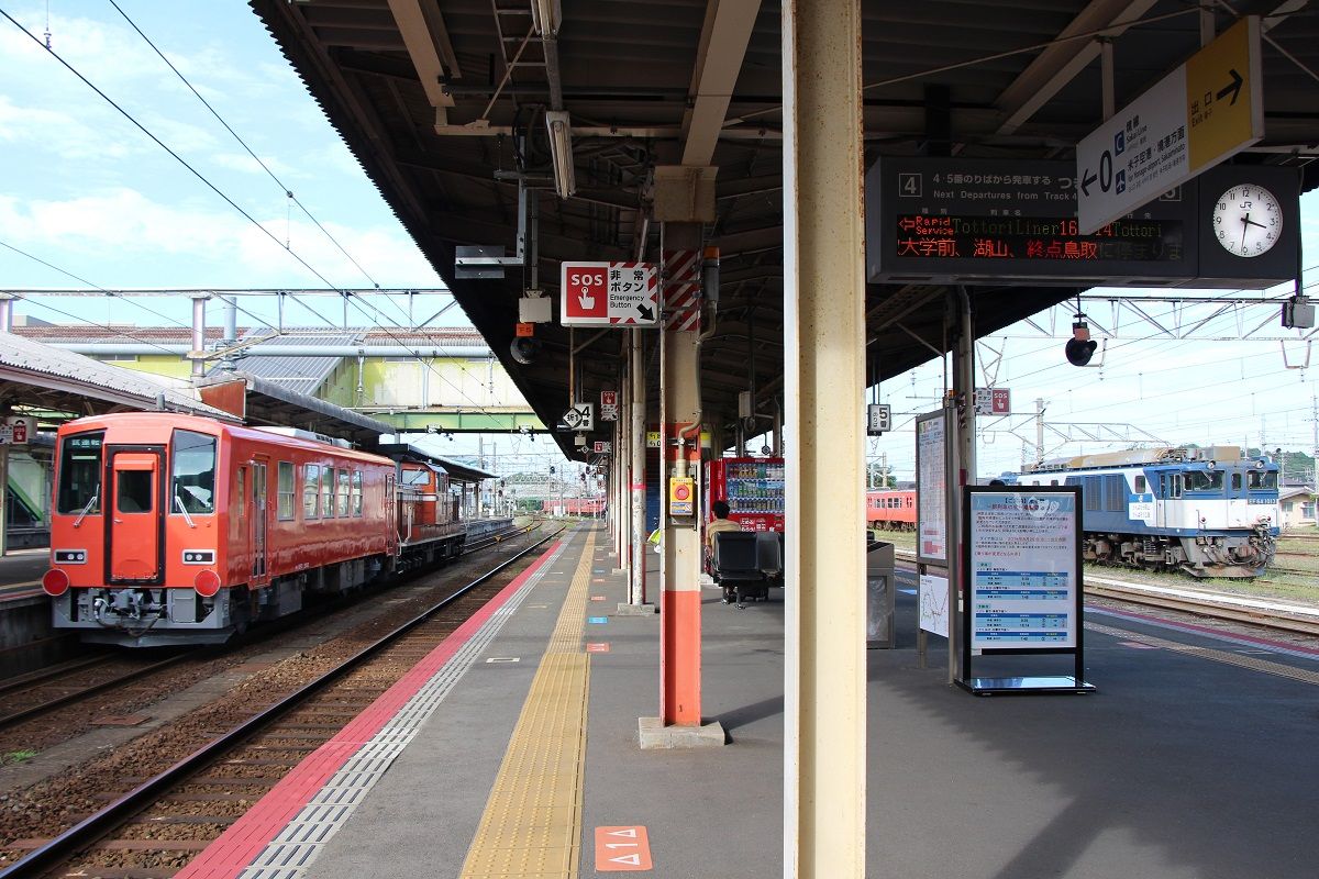 米子駅で迂回貨物機関車交換を撮影 18 9 19 ばたぬの撮影記録