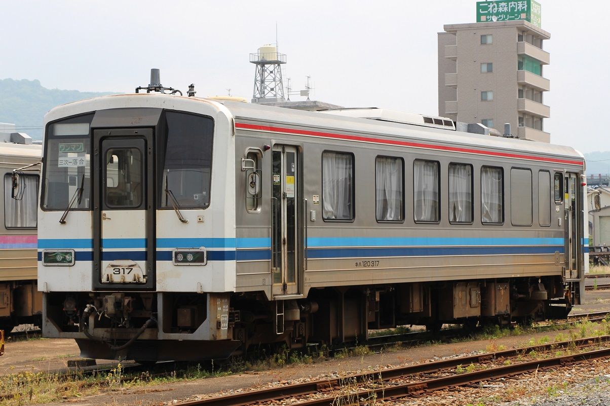 三次貸出中のキハ1形浜田色を撮影 大糸線貸出の動き 19 6 22 ばたぬの撮影記録