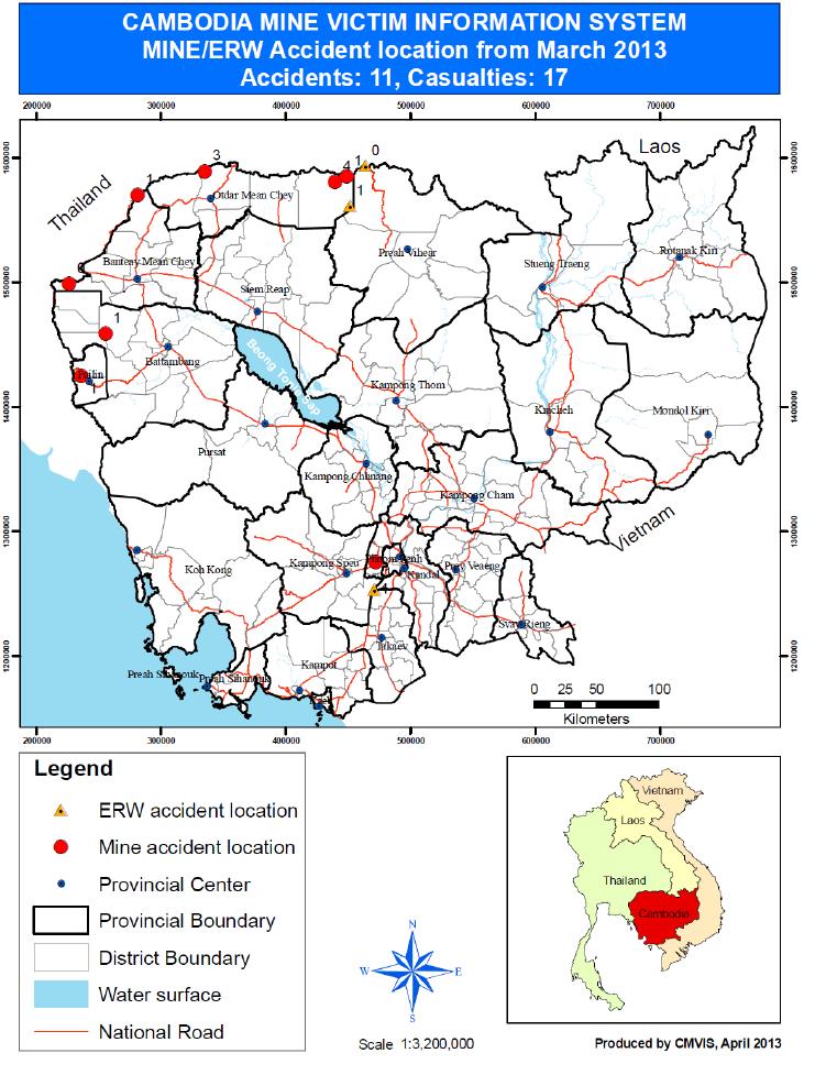 気になる13年3月のカンボジアでの地雷 不発弾犠牲者数は カンボジア バッタンバンの風