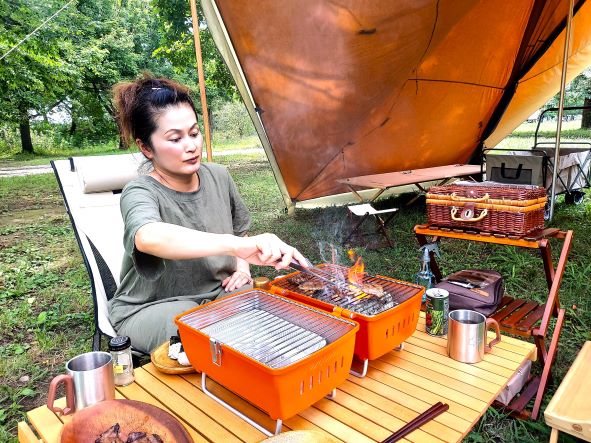 トルコ直輸入anivaのBBQコンロ！の巻 : ばってんバランス日記