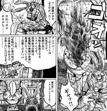 炎洗式トイレ