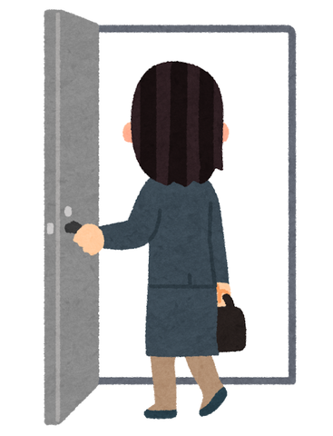 door_in_businesswoman