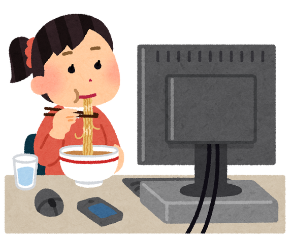 syokuji_computer_woman