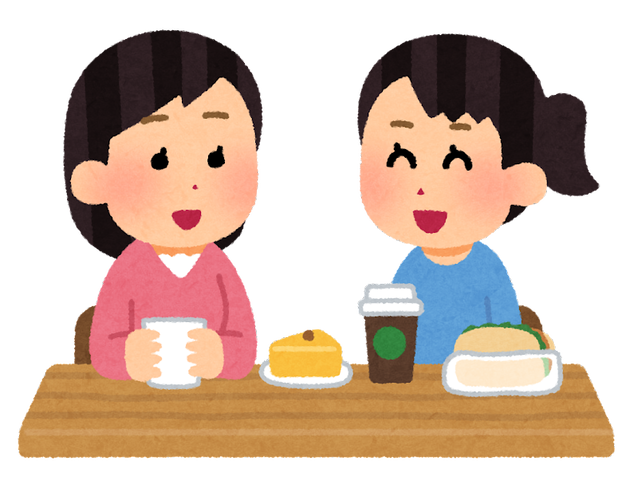 cafe_conbini_counter_eat-in_woman