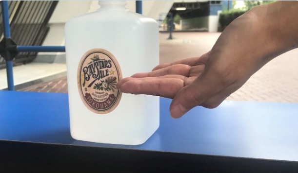DeNAオリジナルビールから作られた消毒用アルコールをハマスタで利用へ！