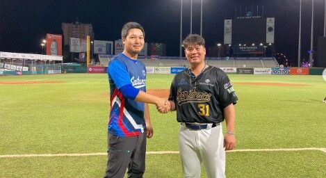 濱口遥大、自慢の髭をそり…ぽっちゃりな姿で優勝報告、プエルトリコリーグ