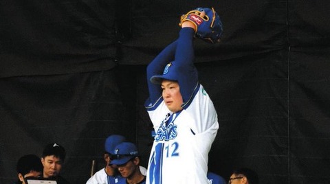 DeNA・竹田祐、初ブルペンでワインドアップ披露！直球パワーアップへ「いけると思ったら、ずっとそれで」