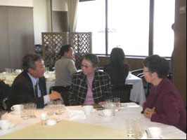 2008総会 会長との歓談