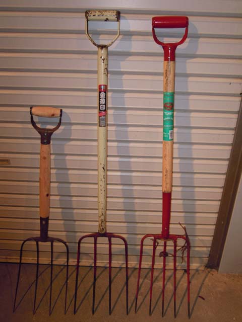 農用フォークの修理 Blueberryhouse Seven S ブログ