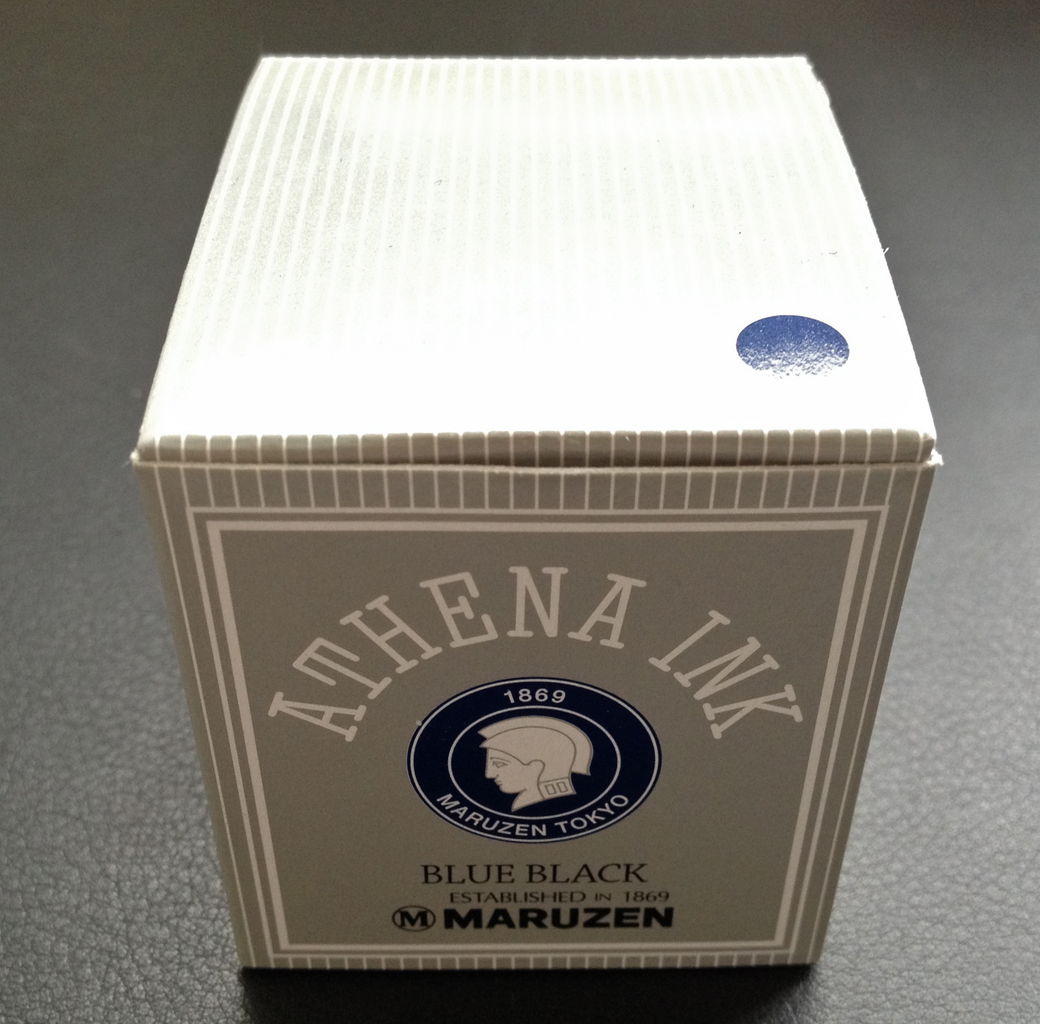 【未使用】丸善ATHENA ブルーブラック 万年筆用インク 30ml他セット3品 丸善アテナインキ ブルーブラック 昭和初期 B302 - 骨董、古民具