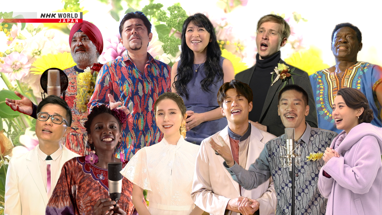 Nhkワールド 花は咲く 多言語版出演します B B Mo Franck Official Blog