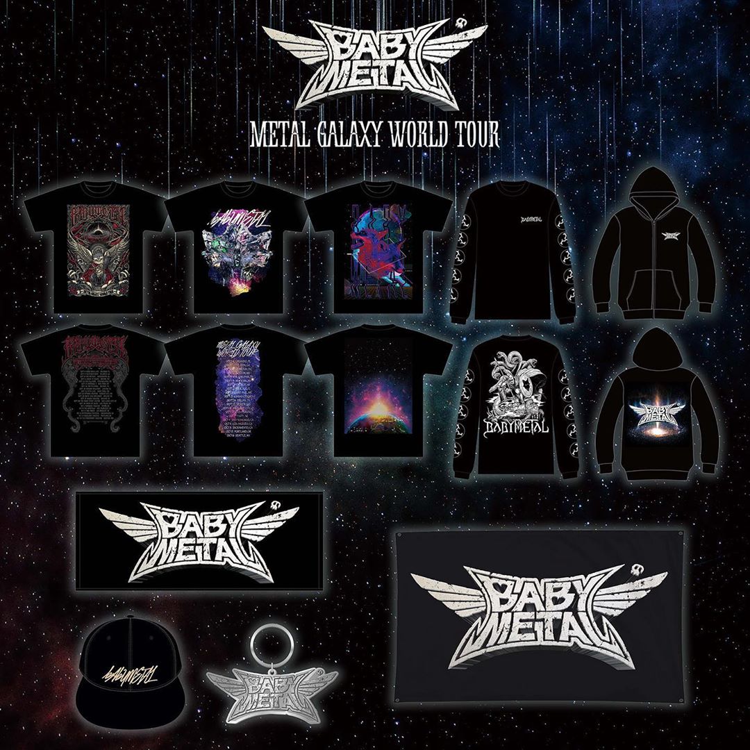 【BABYMETAL】METAL GALAXY WORLD TOURグッズ詳細ｷﾀ━━━━(ﾟ∀ﾟ)━━━━!! BABYMETALまとめもりー