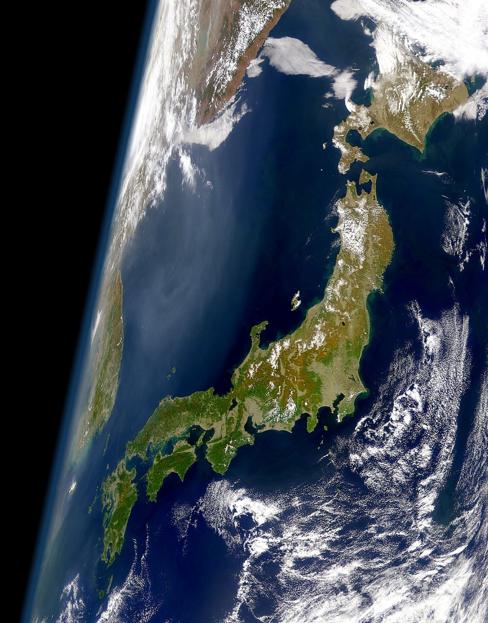 宇宙から見た日本列島 雑炊最高