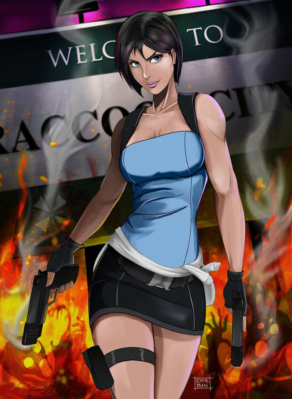 Jill Valentine ラストエスケープのイラスト 雑炊最高 Jill Valentine ラストエスケープのイラスト 雑炊最高
