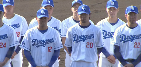 中日涌井秀章、お披露目