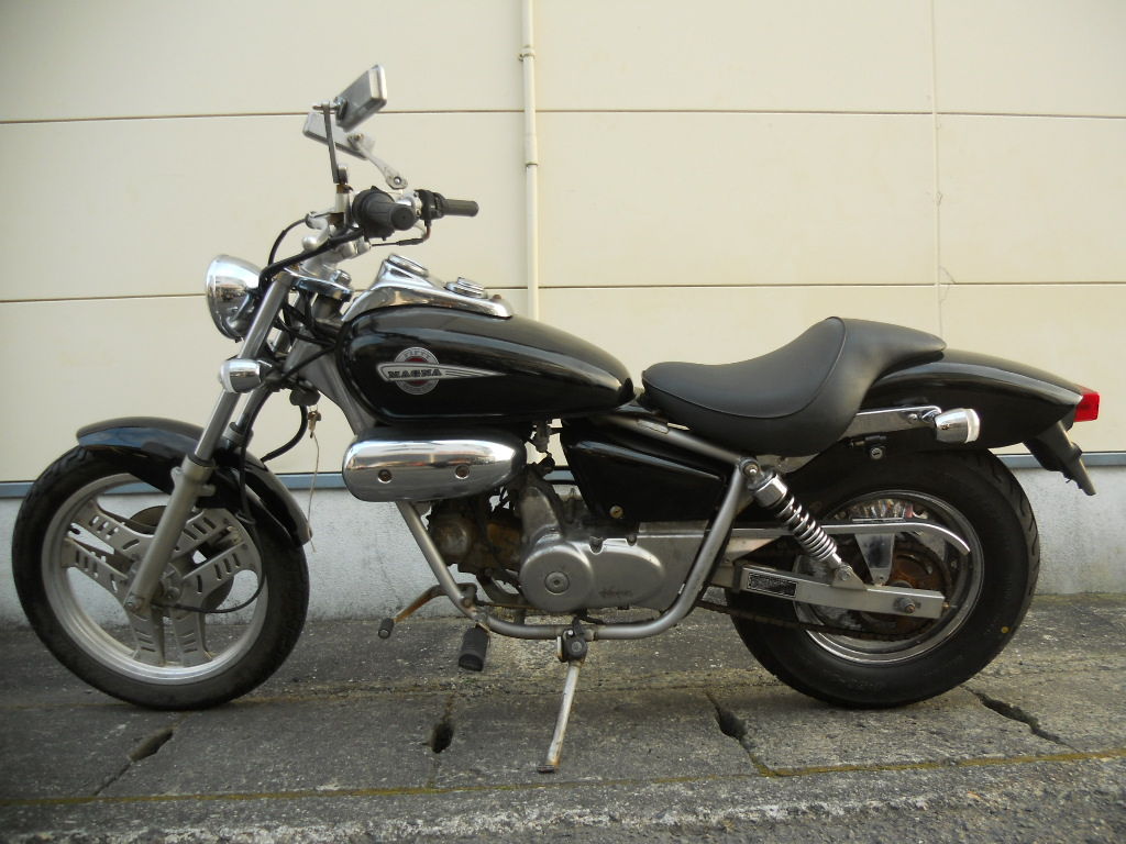 原付アメリカンカスタムバイク マグナ50 Bike Cycle Fujioka