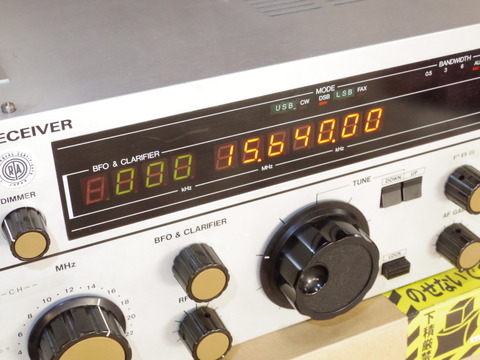 JRC 日本無線 NRD-92 業務用オールモード受信機 倉庫からJRCの業務用受信機NRD-92が出て来ました。 : BCLは趣味