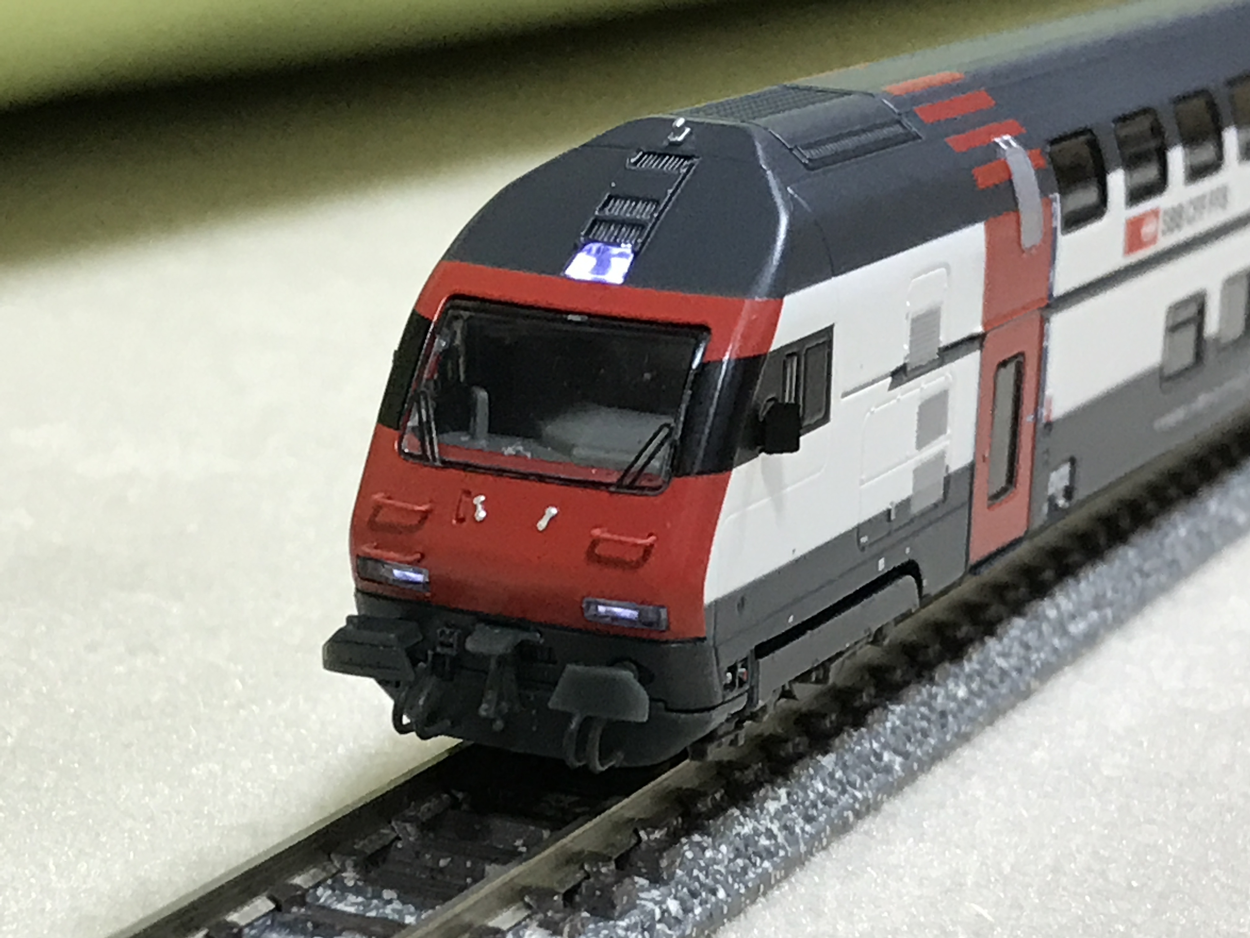 SBB IC2000 WR Starbucks Double Deck coach– Hobbytrain H25118