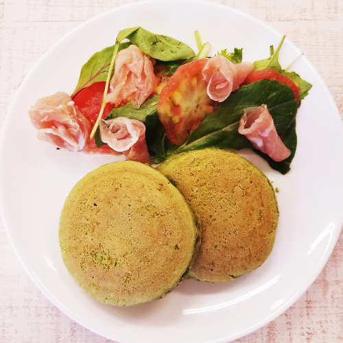 ほうれん草のホットケーキ グルテンフリー Bearsショップ レシピ ほうれん草のホットケーキ グルテンフリー Bearsショップ レシピ