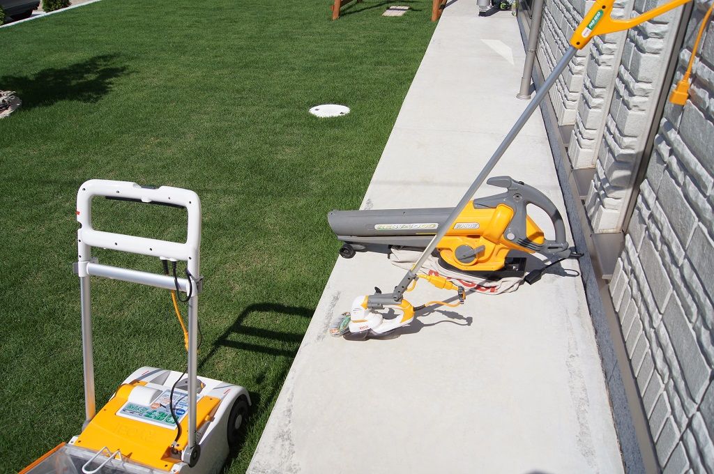 6月21日 芝刈り 日々是好日 芝と家庭菜園日記