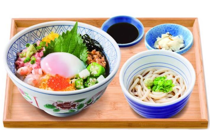 夢庵うまか丼と小冷やしうどんセット Dance With The Market
