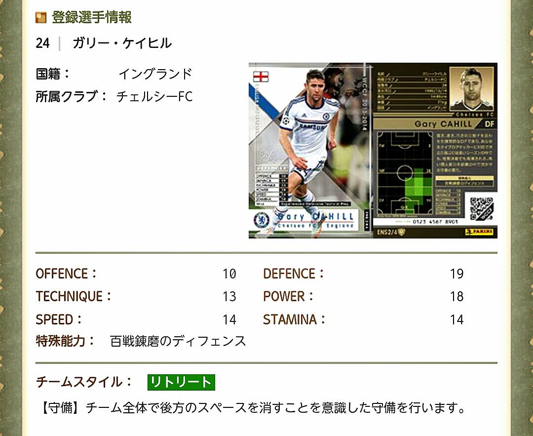ガリー ケイヒル 使用感 Wccfもブログも始めてみました