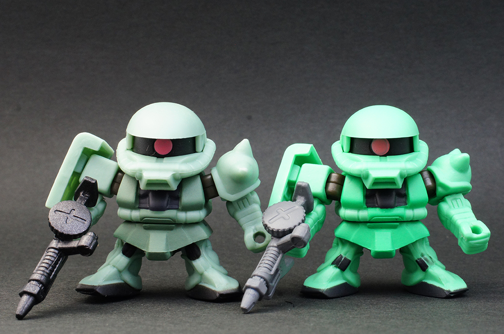 おもちゃのレシピ : ガシャポン戦士NEXT機動戦士ガンダム35thリアルタイプカラーバージョン