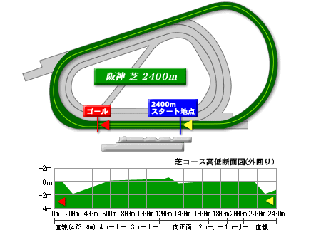 阪神芝2400ｍ・外