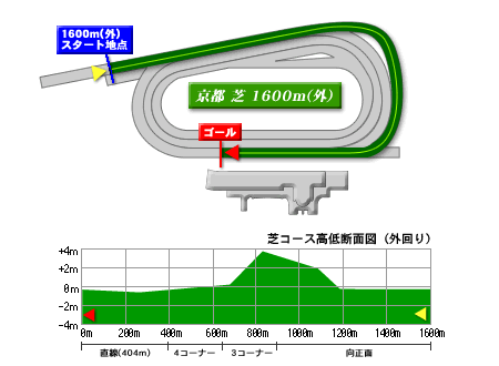 京都芝1600ｍ・外