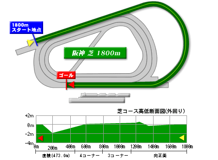 阪神芝1800ｍ・外