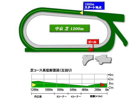 中京芝1200ｍ