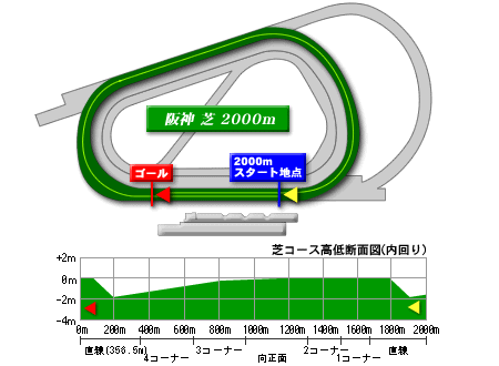 阪神芝2000ｍ