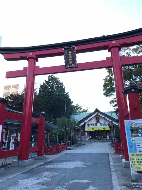 善知鳥神社鳥居