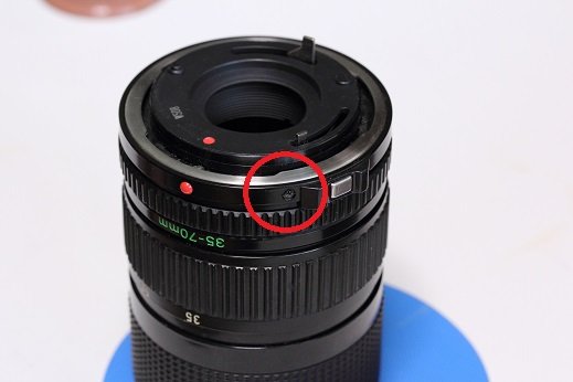 New FD 35-70mm F4』を清掃してみた。 : ベベヤ市 市長官邸 事務録 New FD 35-70mm F4』を清掃してみた。 : ベベヤ市 市長官邸 事務録