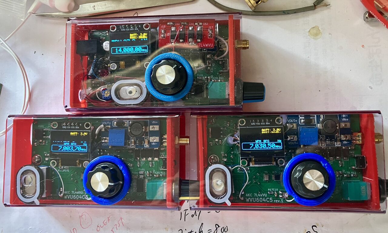 ハムフェア頒布品の準備状況 : 7L4WVU 自作アマチュア無線局