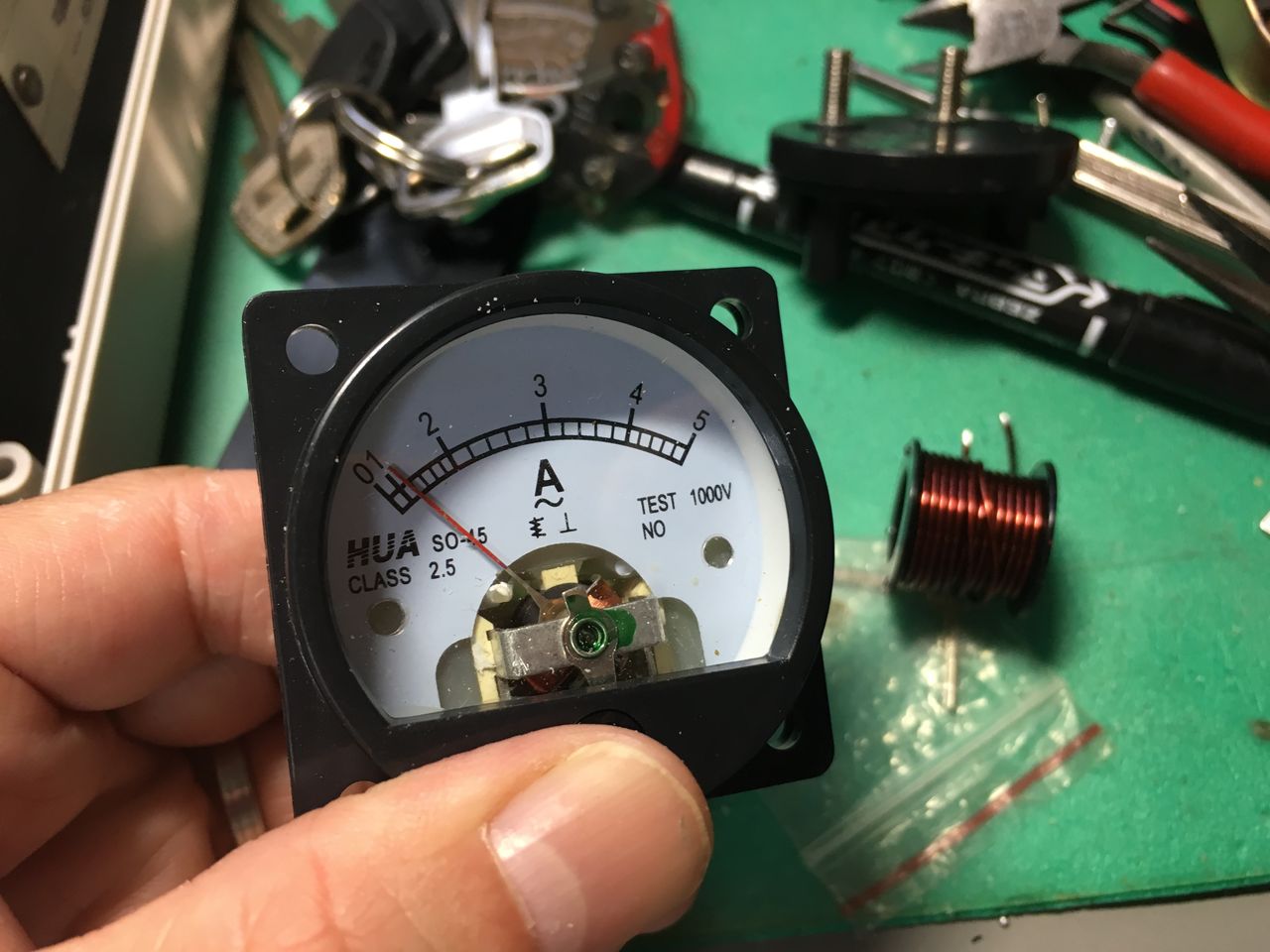 アナログ丸型メーターを作ってみた : 7L4WVU 自作アマチュア無線局