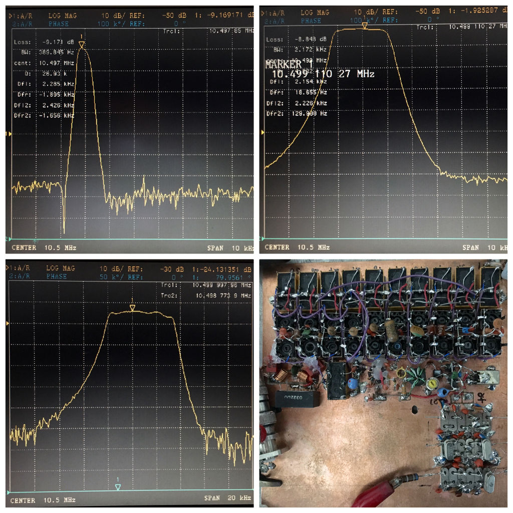 アマチュア無線　ＡＭフィルター オールバンド トランシーバー12：AM用水晶フィルタ : 7L4WVU 自作