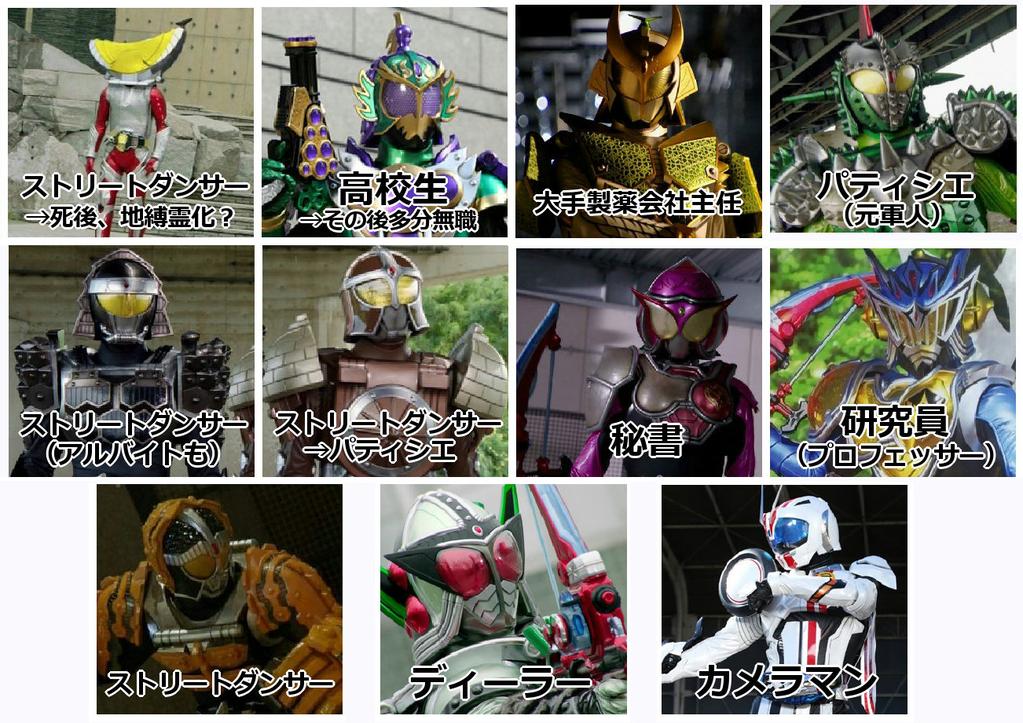 歴代 仮面ライダー の職業一覧ｗｗｗ ビーコン速報