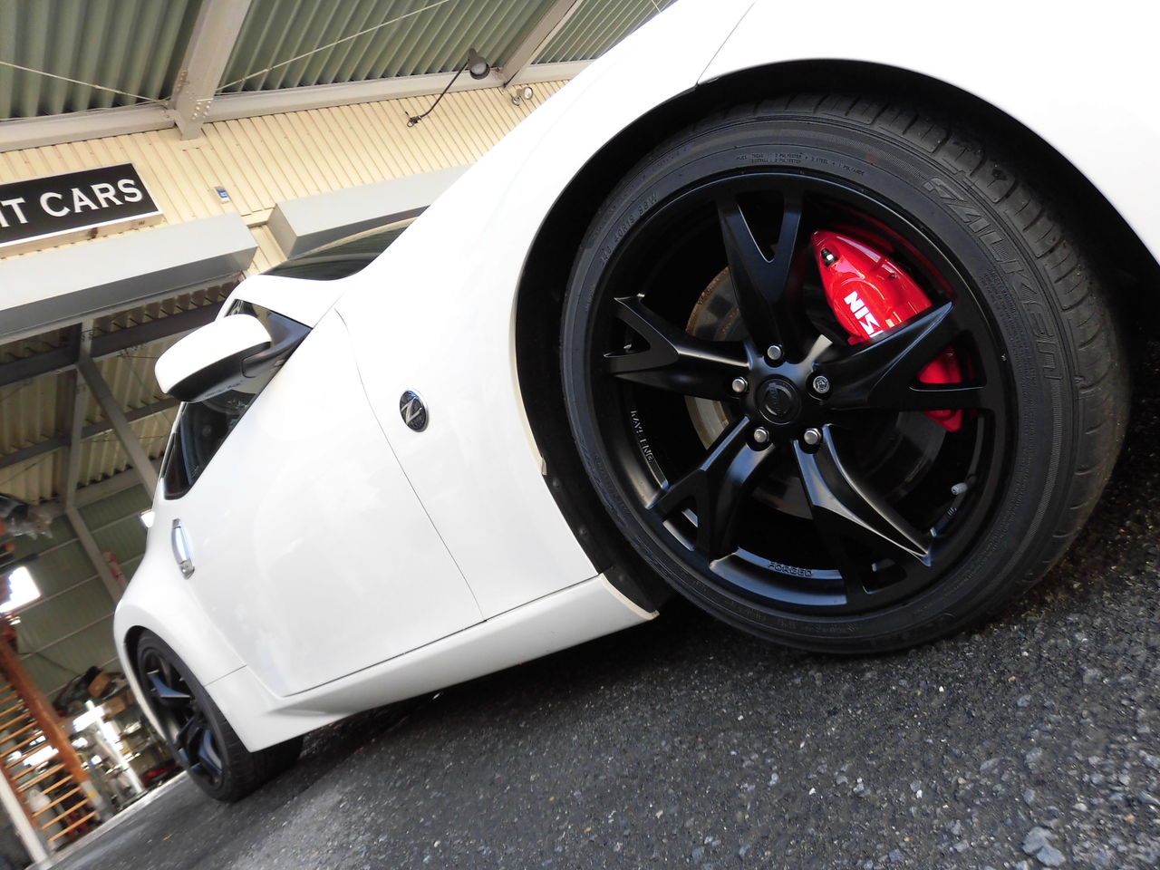 Z33 フェアレディZ ブレーキキャリパー塗装 ホイール塗装 : BEEF 