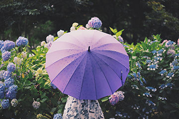 かわいい梅雨ネイル